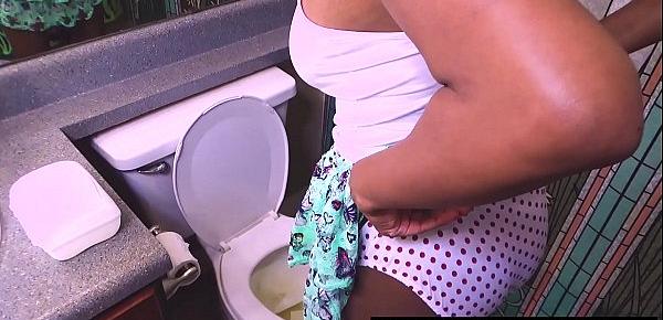  I Get No Damn Privacy While Trying To Take A Piss With You Looking Between My Legs With My Panties Down, Hot Ebony Geek Msnovember on Sheisnovember